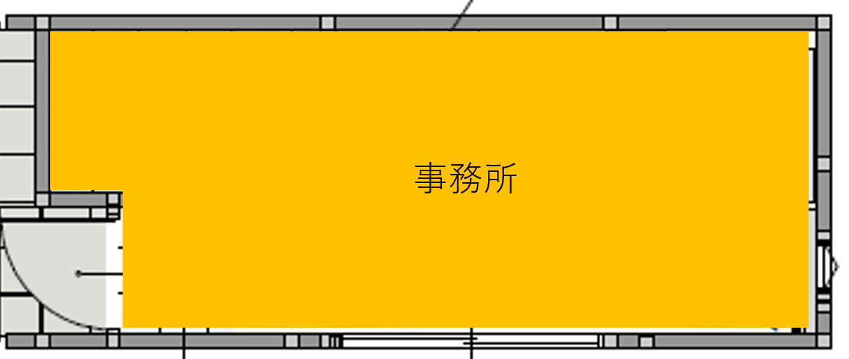 Flat 事務所・店舗用 平面図